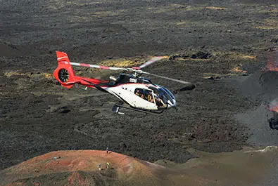 Survol Piton de la Fournaise en hélicoptère